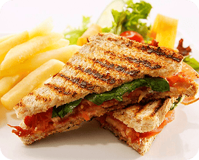 Tomato and Cheese Sandwich